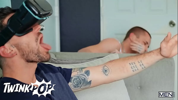 Tattooed Stud Chris Damned Switches From His Fuck Toy To His Roommate Theo Brady'_s Tight Ass - TWINKPOP