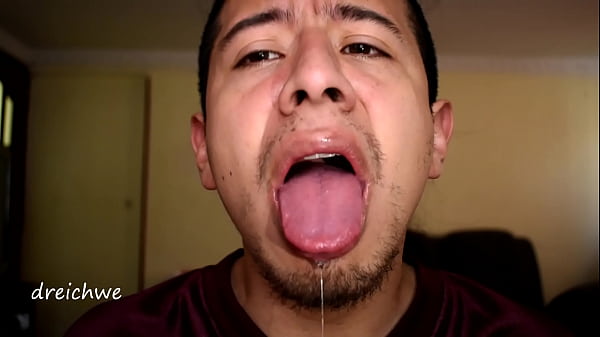 Tongue and saliva fetish