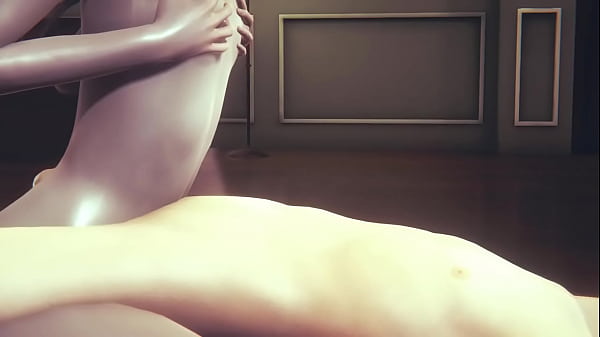 Yaoi Femboy - Kuki Trio succhia cazzo e sega con le tette - Sissy crossdress giapponese asiatico manga anime gioco porno gay