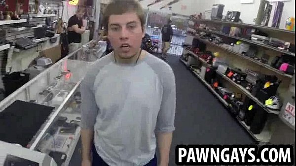 Stud selling some of his baseball cards to the pawn shop